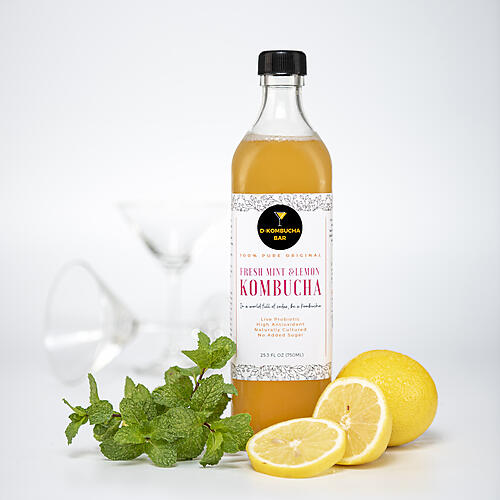 Fresh Mint & Lemon Kombucha